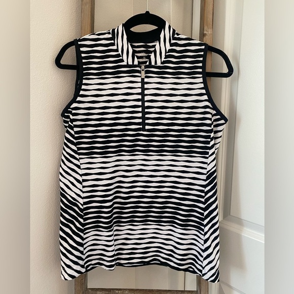 Tail - Ladies Kassidy Sleeveless Top - Dynamic Jacquard - Size Medium - Picture 2 of 7